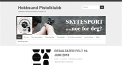 Desktop Screenshot of hokksundpistolklubb.no